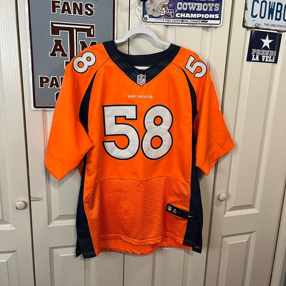 Nike Orange and Navy Men's Jersey - Picture 3 of 7